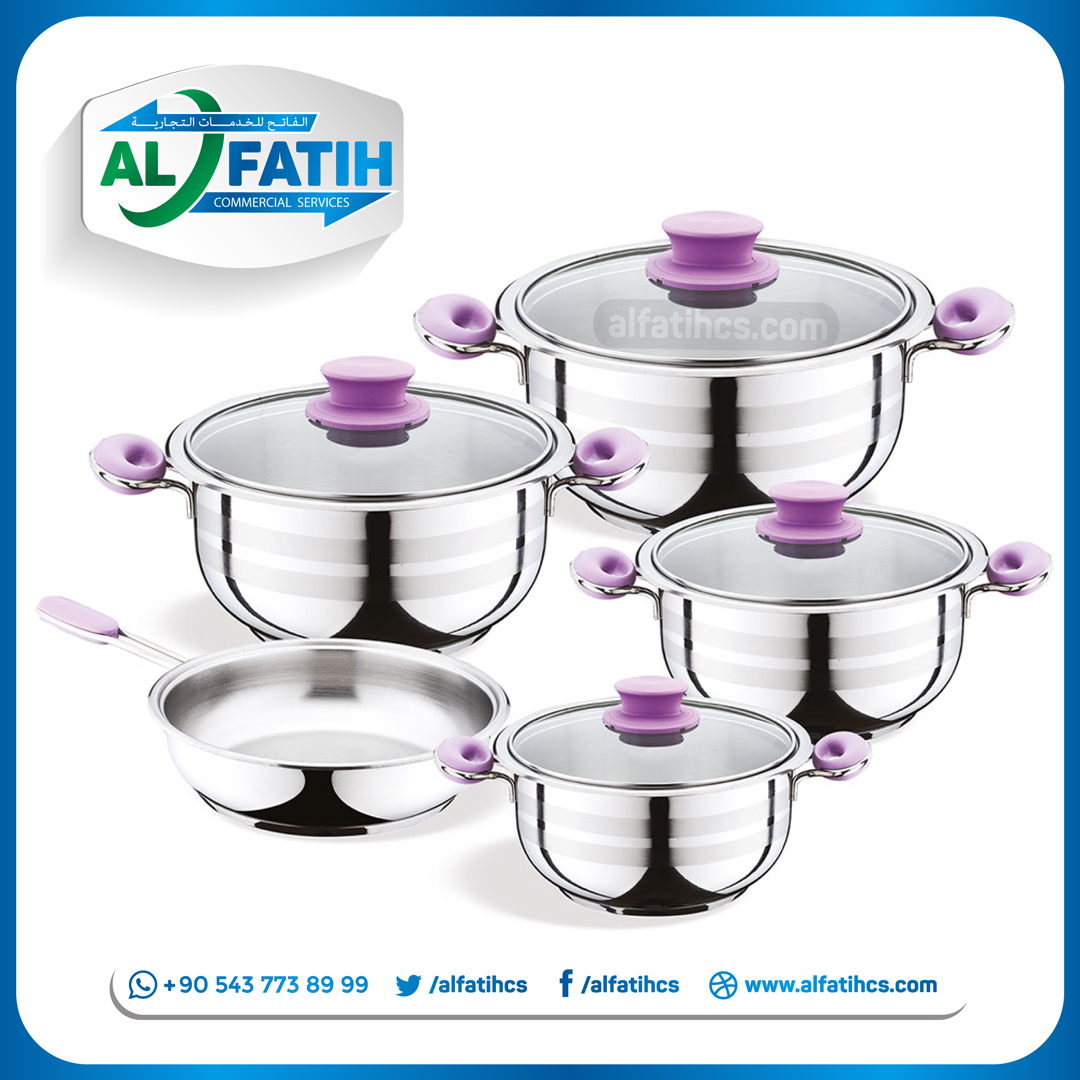 الأواني المعدنية -أطقم الطناجر - Image 10