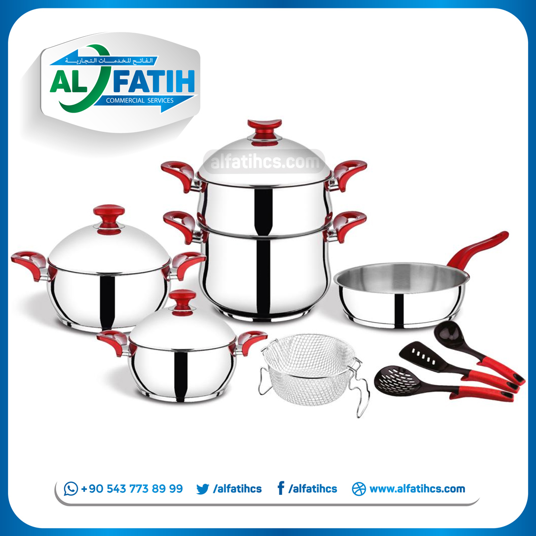 الأواني المعدنية -أطقم الطناجر - Image 13