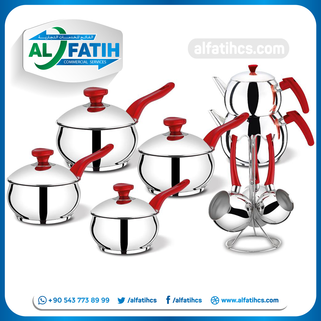 الأواني المعدنية -أطقم الطناجر - Image 14
