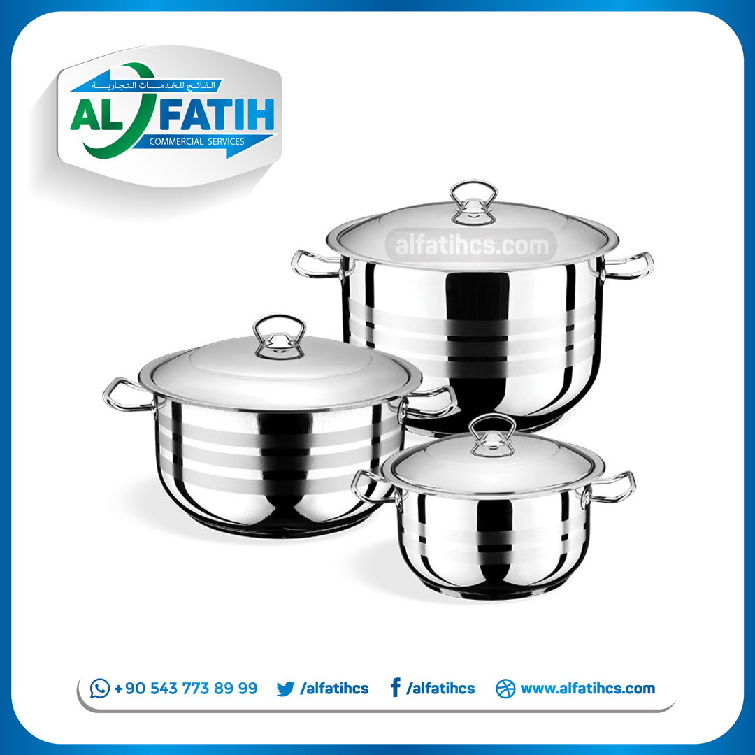 الأواني المعدنية -أطقم الطناجر - Image 23