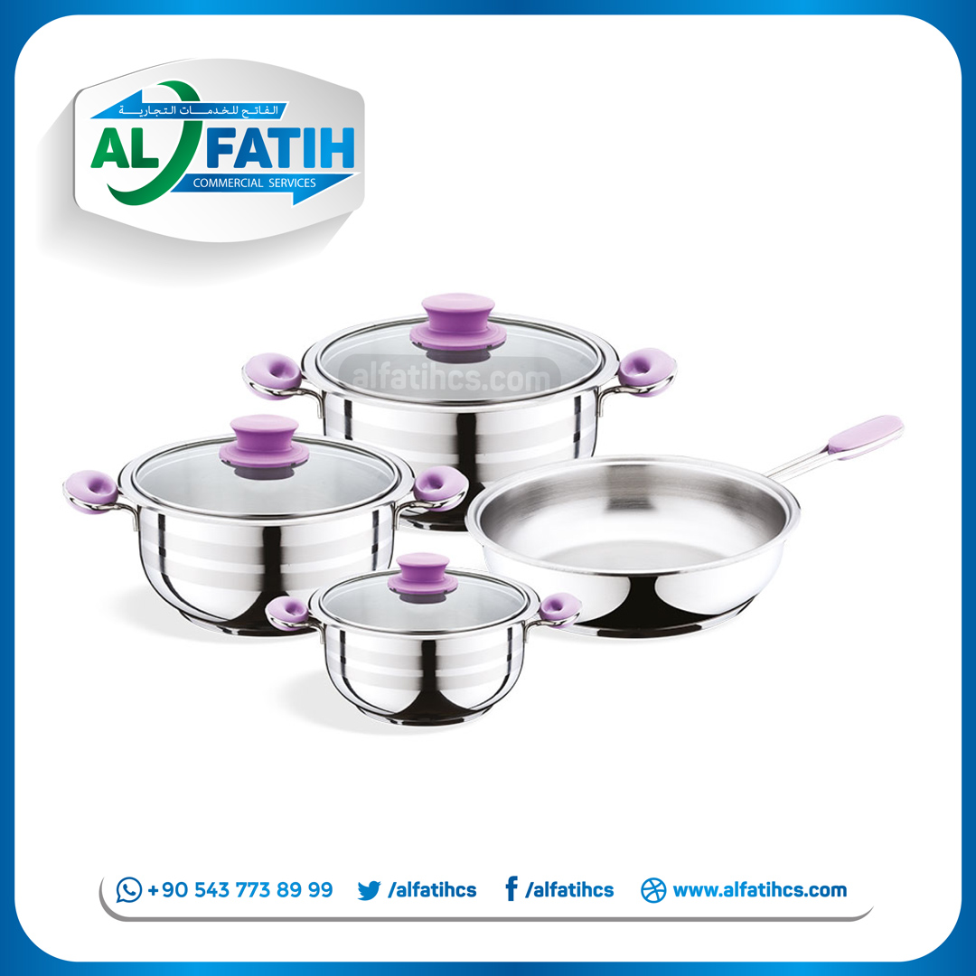 الأواني المعدنية -أطقم الطناجر - Image 3