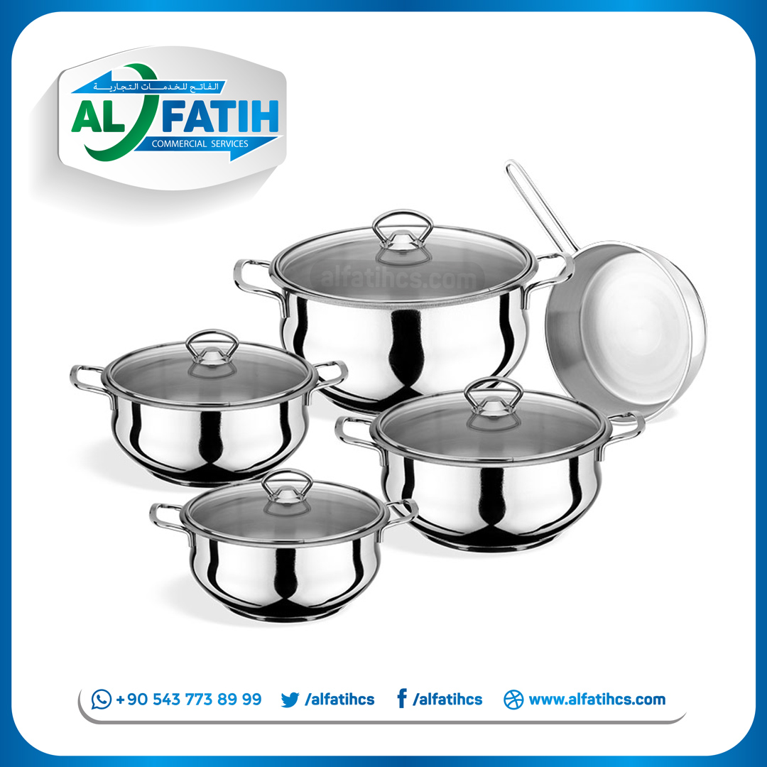 الأواني المعدنية -أطقم الطناجر - Image 8